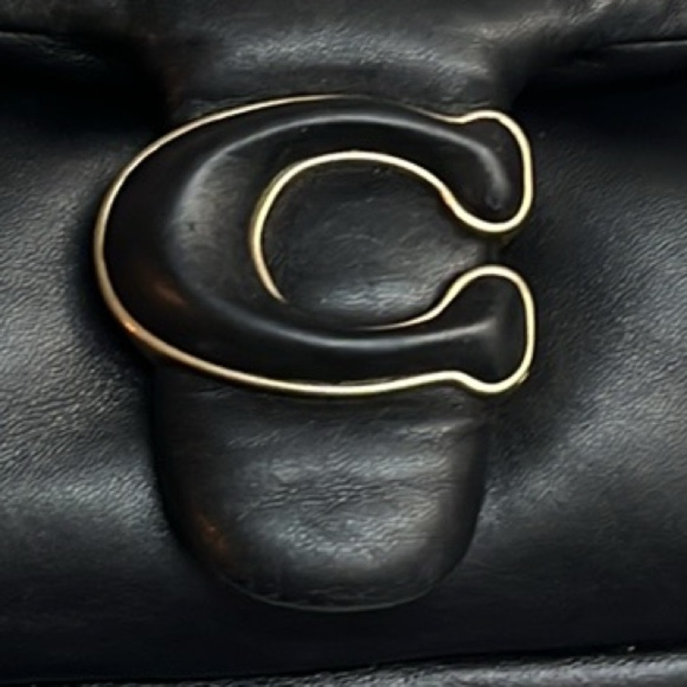 Coach Black Pillow Tabby 26 Nappa Leather Crossbody Bag Purse - Picture 6 of 12